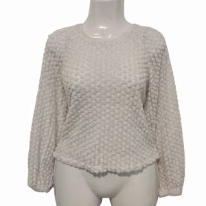 INC International Concept - Floral Textured Sheer Top